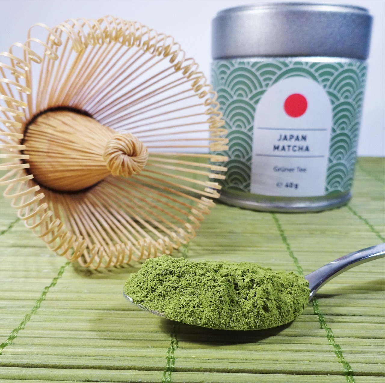 matcha prášok
